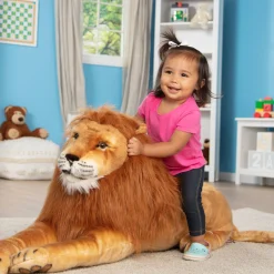 Plush>Melissa & Doug Lion Lifelike Plush Stuffed Animal