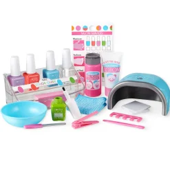 Play Food & Play Sets>Melissa & Doug Love Your Look Pretend Nail Care Play Set (Mess-Free - No Real Cosmetics)