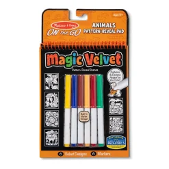 Activity Books>Melissa & Doug Magic Velvet Animal Scenes - On the Go Travel Activity