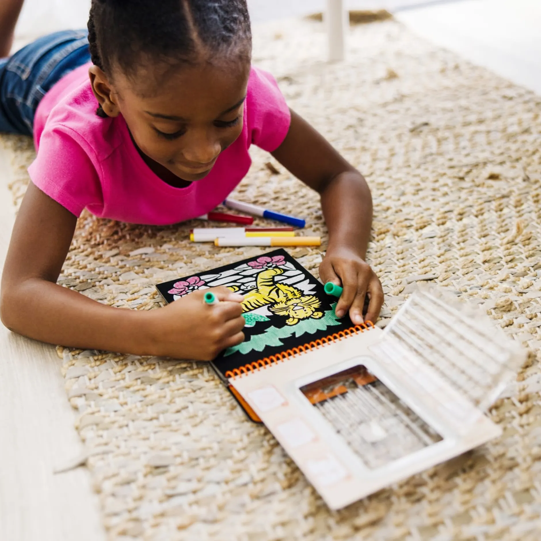 Activity Books>Melissa & Doug Magic Velvet Animal Scenes - On the Go Travel Activity
