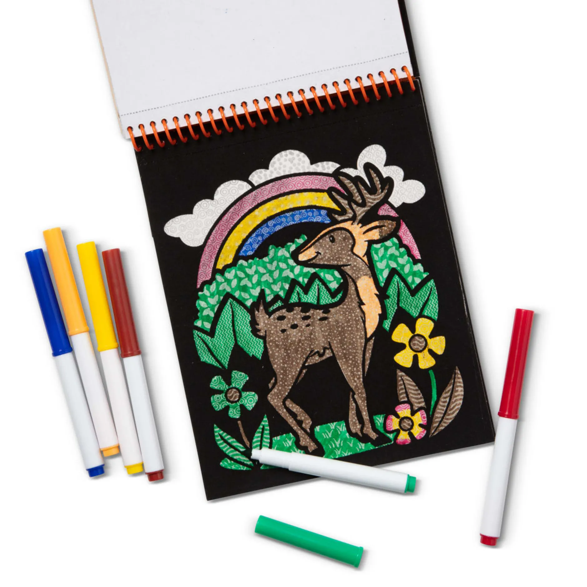 Activity Books>Melissa & Doug Magic Velvet Animal Scenes - On the Go Travel Activity