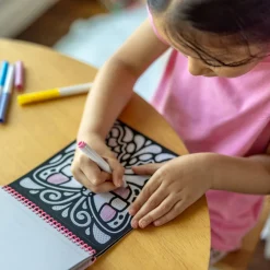 Activity Books>Melissa & Doug Magic Velvet Butterfly Scenes - On the Go Travel Activity