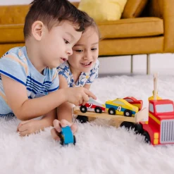 Vehicles & Trains|Motor Skills>Melissa & Doug Magnetic Car Loader