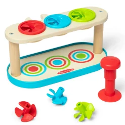 Colors & Shapes>Melissa & Doug Match & Push Spinning Tops