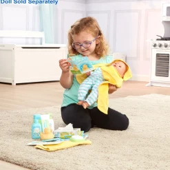 Dolls & Dollhouses>Melissa & Doug Mine to Love Changing & Bathtime Play Set