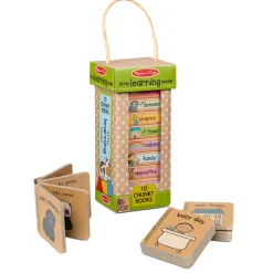 Books>Melissa & Doug Natural Play Book Tower: Little Learning Books