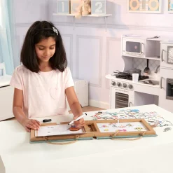 Books>Melissa & Doug Natural Play: Play, Draw, Create Reusable Drawing & Magnet Kit – Ocean