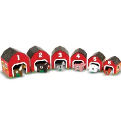 Blocks & Stacking>Melissa & Doug Nesting & Sorting Barns & Animals