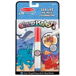 Activity Books>Melissa & Doug On the Go™ ColorBlast Color Reveal Pad – Sea Life
