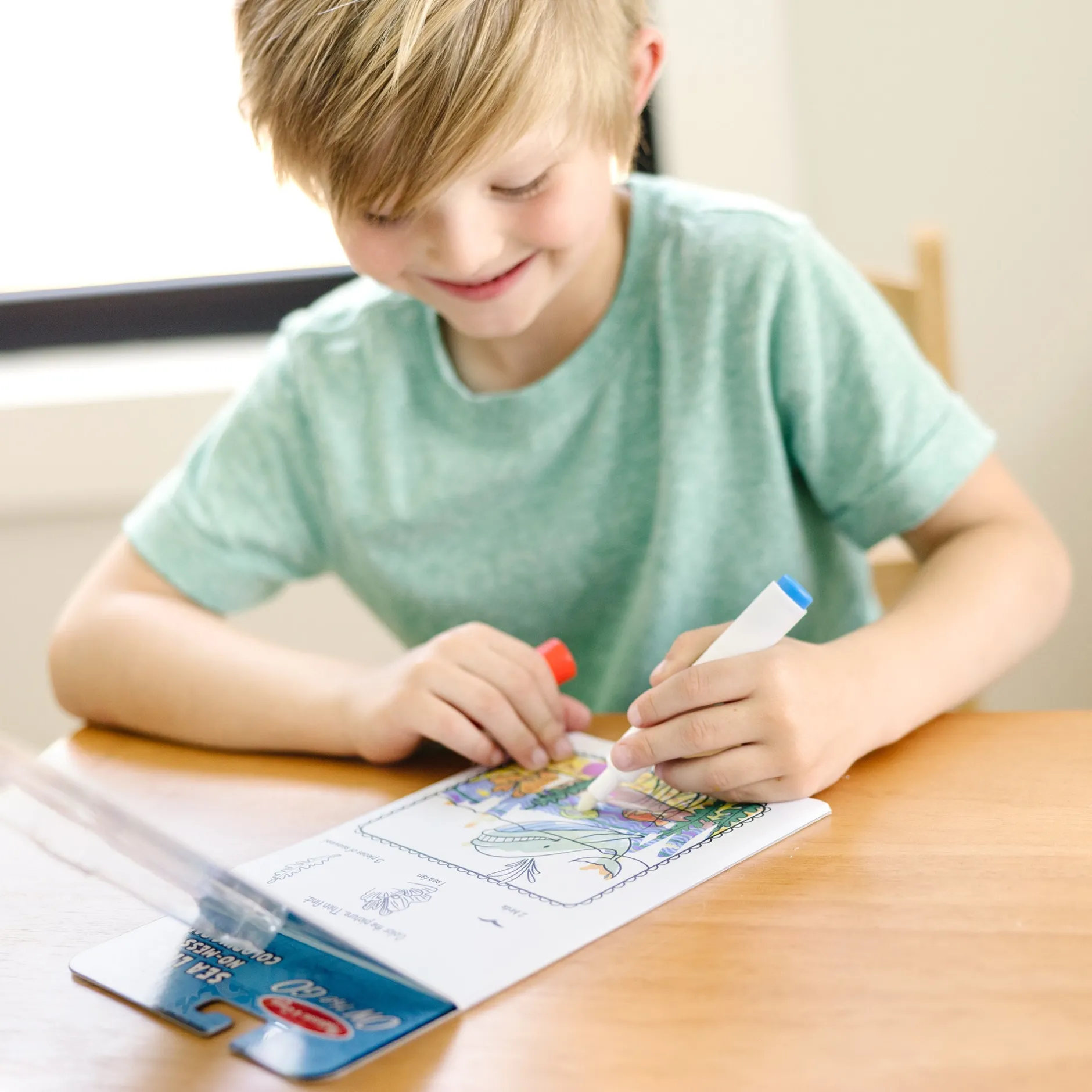 Activity Books>Melissa & Doug On the Go™ ColorBlast Color Reveal Pad – Sea Life