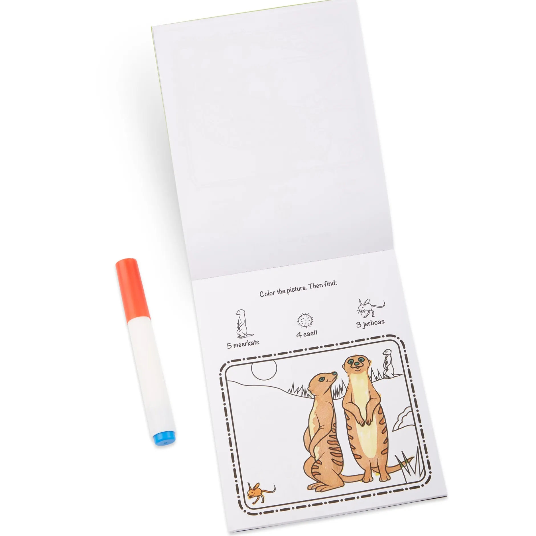 Activity Books>Melissa & Doug On the Go ColorBlast No Mess Coloring Pad - Safari