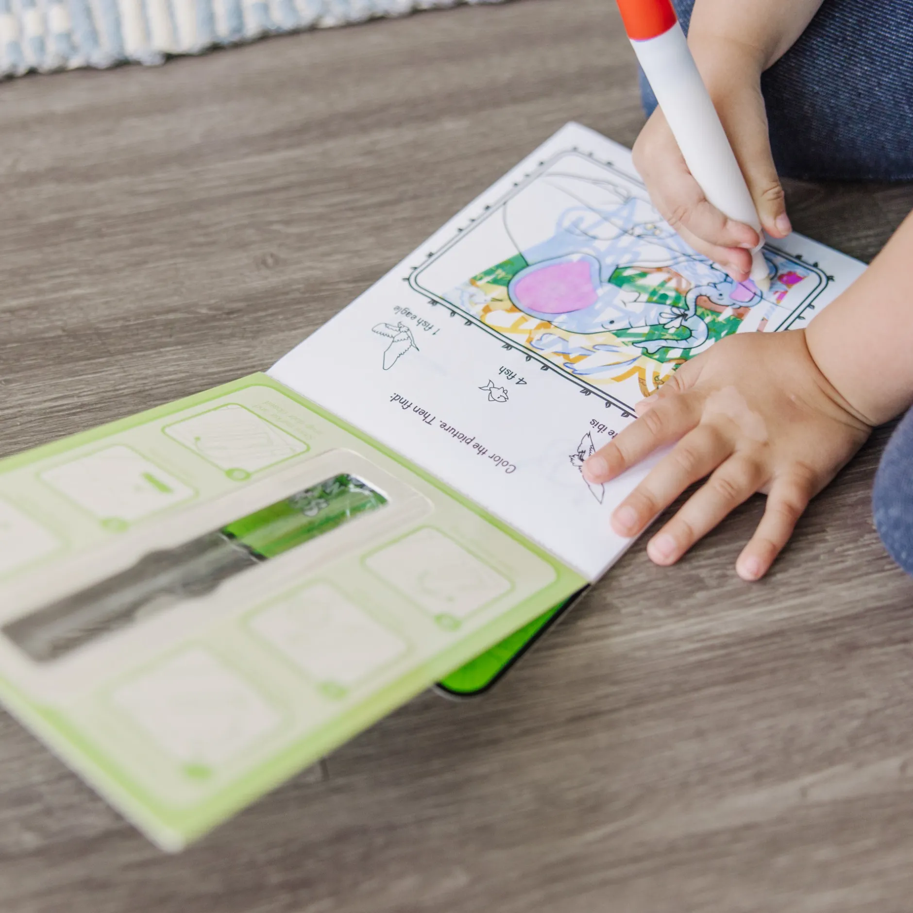 Activity Books>Melissa & Doug On the Go ColorBlast No Mess Coloring Pad - Safari