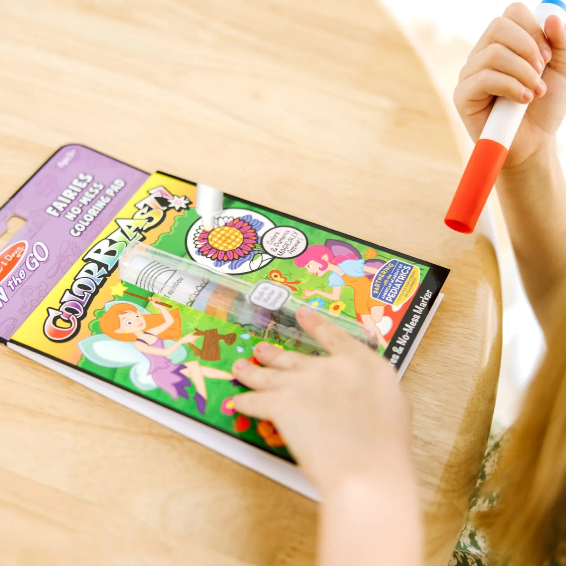 Activity Books>Melissa & Doug On the Go ColorBlast No-Mess Coloring Pad - Fairies
