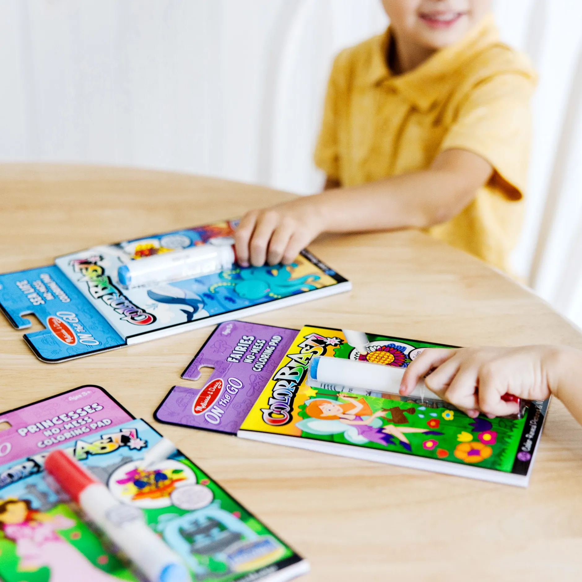 Activity Books>Melissa & Doug On the Go™ ColorBlast 3-Pack: Fairy, Princess, Sea Life