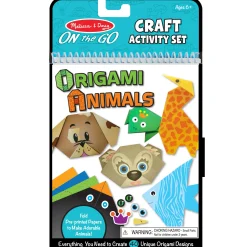 Activity Books>Melissa & Doug On the Go Origami Animals Craft Activity Set