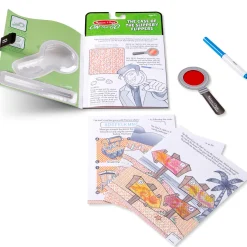 Activity Books>Melissa & Doug On the Go™ Secret Decoder Activity Books 3-Pack: Slippery Flippers, Runaway Ruby, Game Book