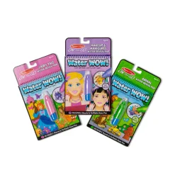 Activity Books>Melissa & Doug On the Go™ Water Wow!® 3-Pack: Makeup & Manicures, Fairy Tale, Animals