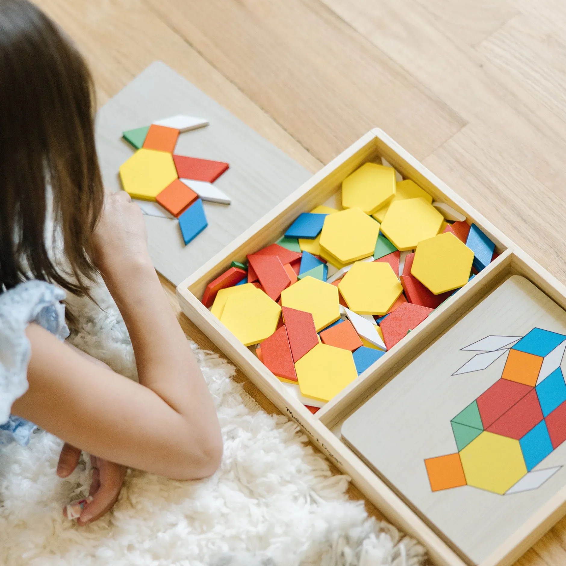 Colors & Shapes>Melissa & Doug Pattern Blocks and Boards