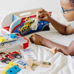 Vehicles & Trains>Melissa & Doug PAW Patrol Match & Build Mission Cruiser