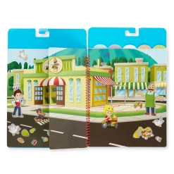 Stickers & Sticker Books>Melissa & Doug PAW Patrol Restickable Stickers Flip-Flap Pad - Adventure Bay