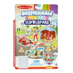 Stickers & Sticker Books>Melissa & Doug PAW Patrol Restickable Stickers Flip-Flap Pad - Classic Missions