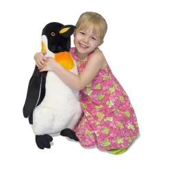 Plush>Melissa & Doug Penguin Giant Stuffed Animal