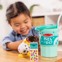 Play Food & Play Sets>Melissa & Doug Play to Go Ice Cream Play Set