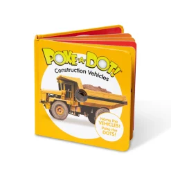 Books>Melissa & Doug Poke-a-Dot: Construction Vehicles Board Book