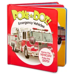 Books>Melissa & Doug Poke-a-Dot: Emergency Vehicles Board Book