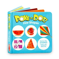 Books>Melissa & Doug Poke-a-Dot: First Shapes Board Book