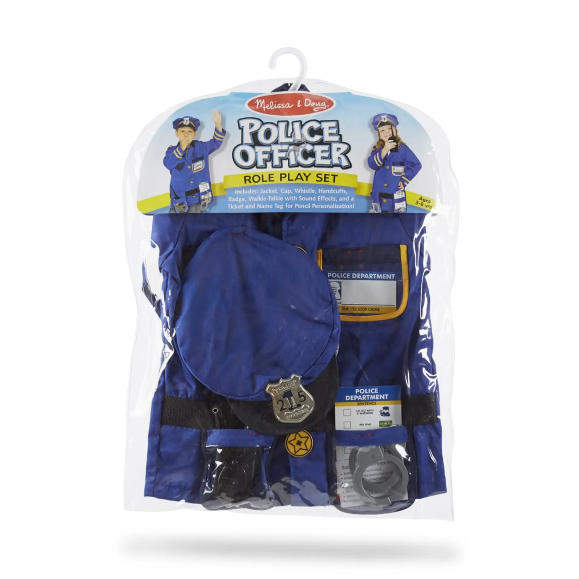 Dress Up>Melissa & Doug Police Officer Role Play Costume Set