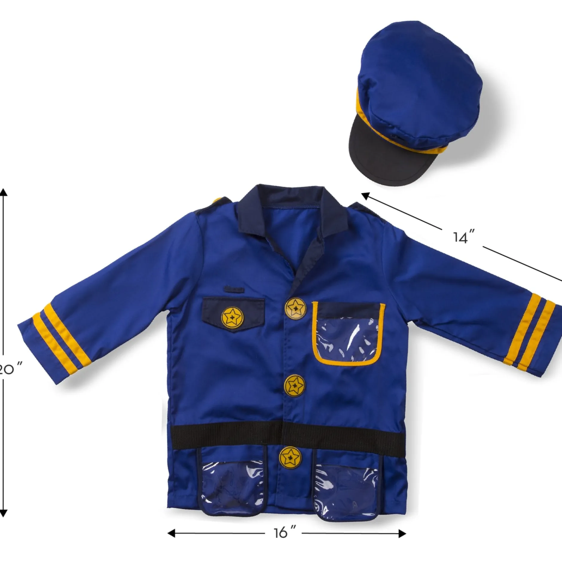 Dress Up>Melissa & Doug Police Officer Role Play Costume Set