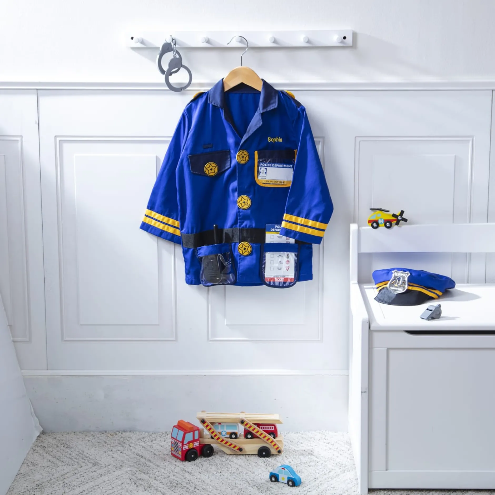 Dress Up>Melissa & Doug Police Officer Role Play Costume Set