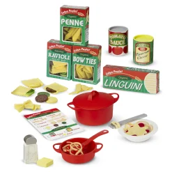 Play Food & Play Sets>Melissa & Doug Prepare & Serve Pasta Set