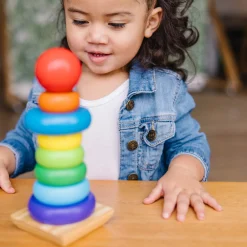 Motor Skills|Colors & Shapes>Melissa & Doug Rainbow Stacker