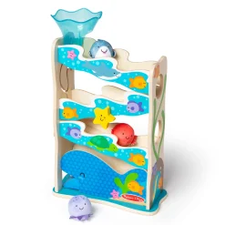 Motor Skills>Melissa & Doug Rollables Wooden Ocean Slide