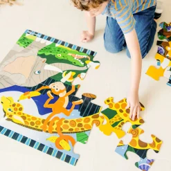 Animals & Nature Puzzles>Melissa & Doug Safari Social Floor Puzzle - 24 Pieces