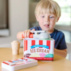 Play Food & Play Sets>Melissa & Doug Scoop & Stack Ice Cream Cone Magnetic Play Set