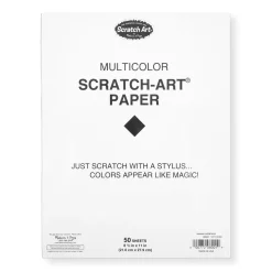Activity Books>Melissa & Doug Scratch Art Paper Multicolor (50 sheets)