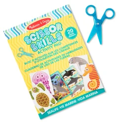 Activity Books>Melissa & Doug Sea Life Scissor Skills Activity Pad