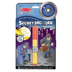 Activity Books>Melissa & Doug Secret Decoder Game Book - On the Go Travel Activity Book