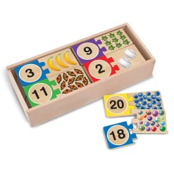 Alphabet & Counting Puzzles>Melissa & Doug Self-Correcting Number Puzzles