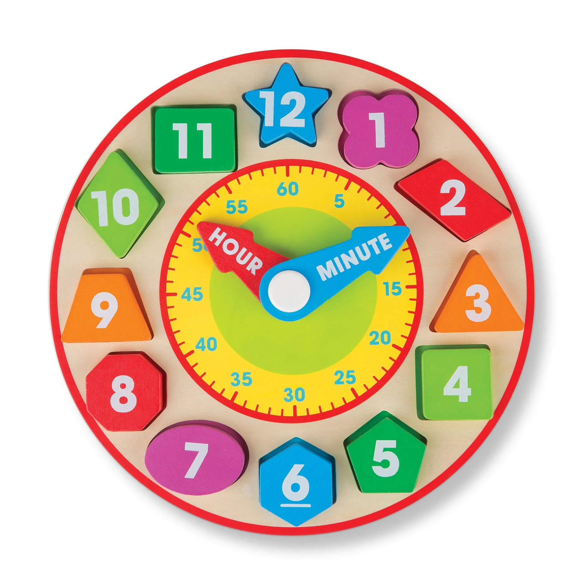 Alphabet & Counting>Melissa & Doug Shape Sorting Clock