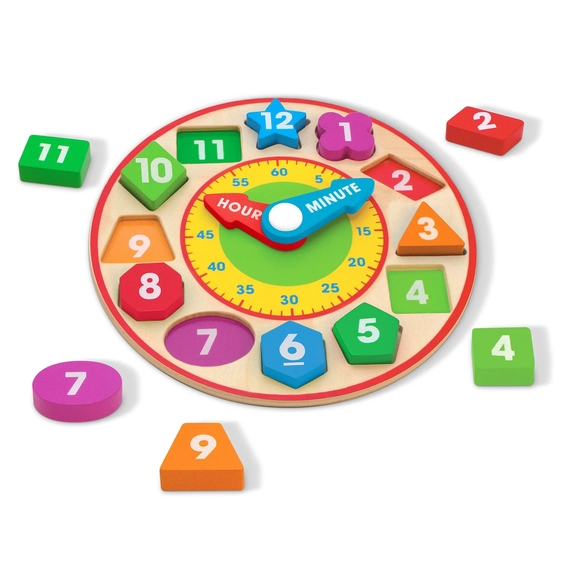 Alphabet & Counting>Melissa & Doug Shape Sorting Clock