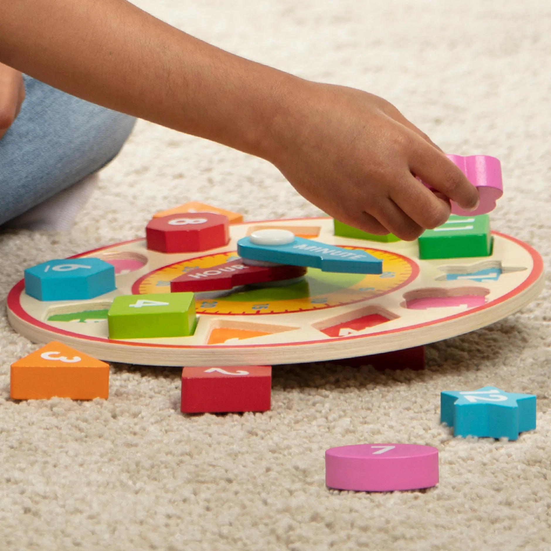 Alphabet & Counting>Melissa & Doug Shape Sorting Clock