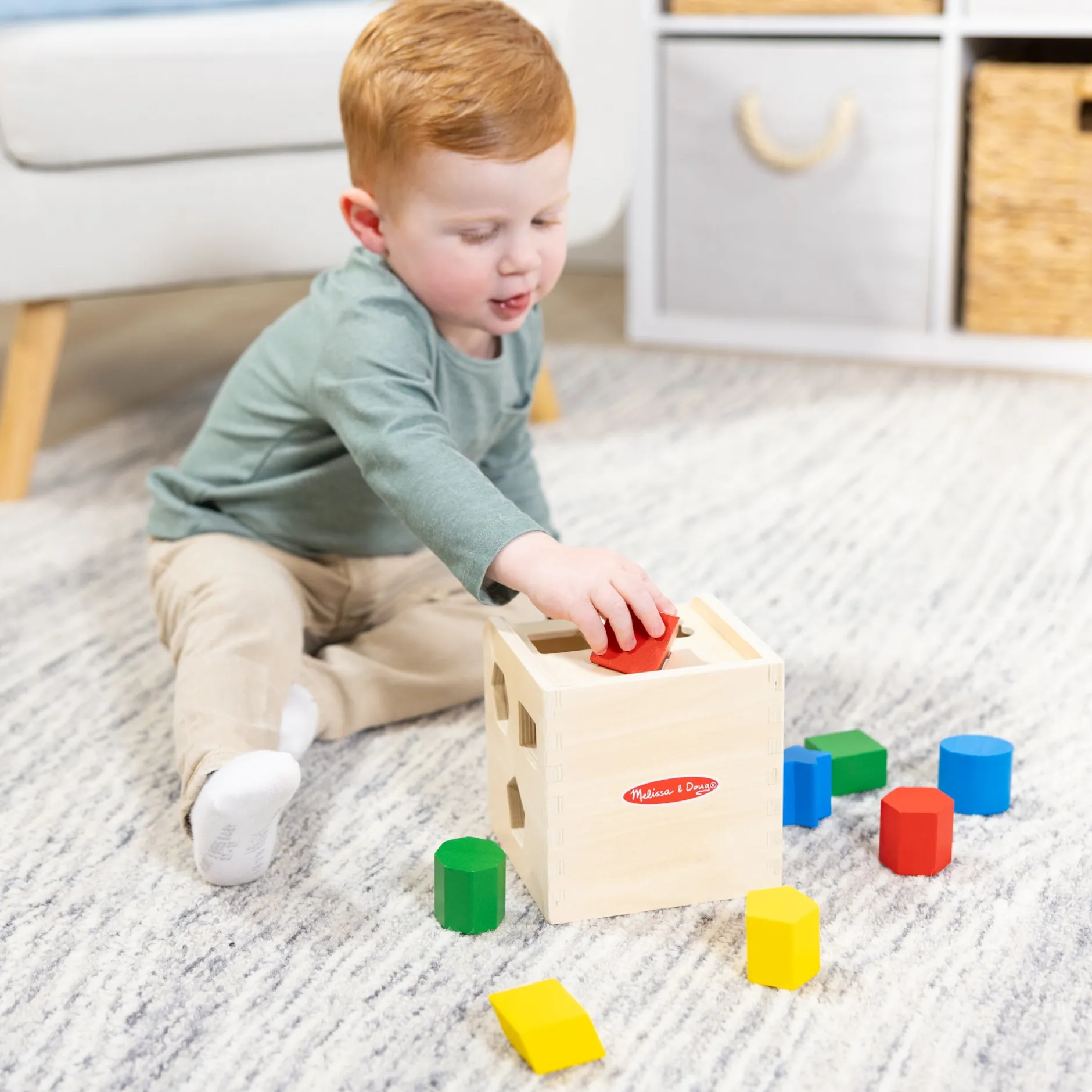 Colors & Shapes>Melissa & Doug Shape-Sorting Cube