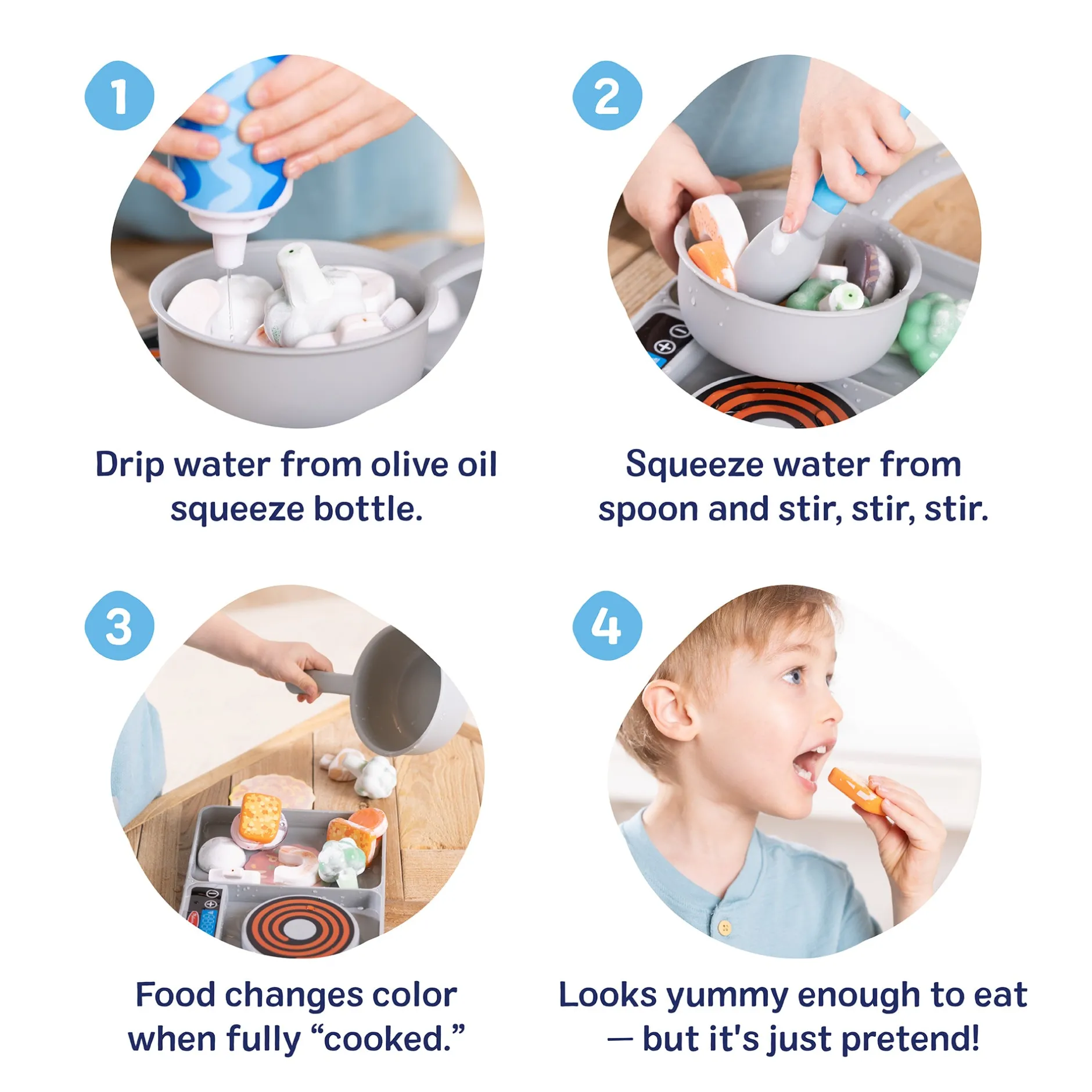 Play Food & Play Sets>Melissa & Doug Simmer & Stir Stovetop Play Set with Color Changing Water WOW!