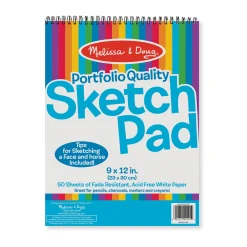 Easels & Art Supplies>Melissa & Doug Sketch Pad (9x12)