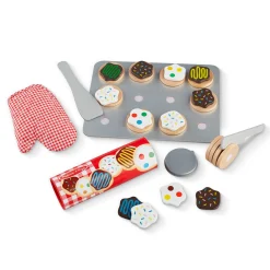 Play Food & Play Sets>Melissa & Doug Slice & Bake Cookie Set - Wooden Play Food
