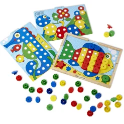 Colors & Shapes>Melissa & Doug Sort & Snap Color Match